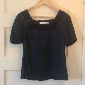 See by Chloé Velvet Trimmed Top